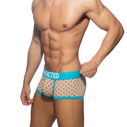 Boxer, shorty de la marque ADDICTED - Trunk Géométric - beige - Ref : AD1206 C28