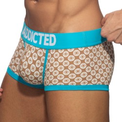 Shorts Boxer, Shorty de la marca ADDICTED - Baúl Geométrico - beige - Ref : AD1206 C28