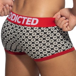 Pantaloncini boxer, Shorty del marchio ADDICTED - Tronco Geometrico - Nero - Ref : AD1206 C10