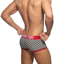 Shorts Boxer, Shorty de la marca ADDICTED - Maletero Geométrico - Negro - Ref : AD1206 C10