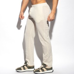 Pantalon de la marque ES COLLECTION - Pantalon Eco Breeze - ivoire - Ref : SP309 C02