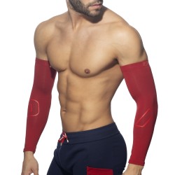 Haut de la marque ADDICTED - Athletic arm sleeves - rouge - Ref : AD1212 C06