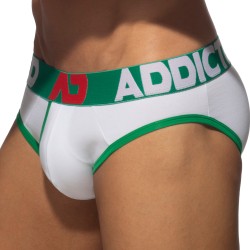 Brief of the brand ADDICTED - Slip ouvert Fly cotton - vert - Ref : AD1202 C18