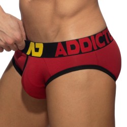 Slip, Tanga de la marque ADDICTED - Slip ouvert Fly cotton - noir - Ref : AD1202 C10