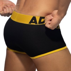 Boxer, shorty de la marque ADDICTED - Trunk ouvert Fly Cotton - jaune - Ref : AD1203 C03