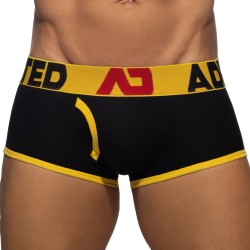 Boxer, shorty de la marque ADDICTED - Trunk ouvert Fly Cotton - jaune - Ref : AD1203 C03