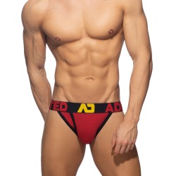 Brief of the brand ADDICTED - Open Bikini Fly Cotton - Black - Ref : AD1204 C10