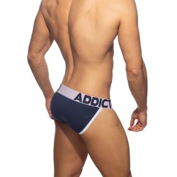 Slip, Tanga de la marque ADDICTED - Bikini Ouvert Fly Cotton - blanc - Ref : AD1204 C01