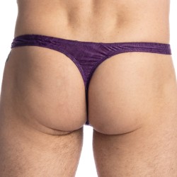 Thong of the brand L HOMME INVISIBLE - Héliotrope - Ultra string bikini - Ref : UW26 LIO J12