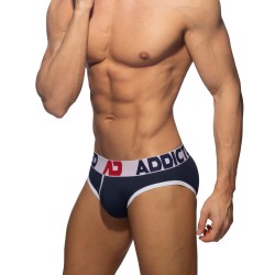 Brief of the brand ADDICTED - Open briefs Fly cotton - white - Ref : AD1202 C01