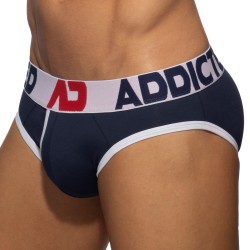 Slip, Tanga de la marque ADDICTED - Slip ouvert Fly cotton - blanc - Ref : AD1202 C01