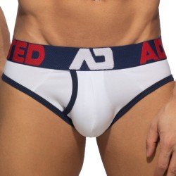 Brief of the brand ADDICTED - Open briefs Fly cotton - navy - Ref : AD1202 C09