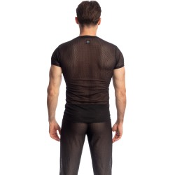 Mangas cortas de la marca L HOMME INVISIBLE - Black Sugar - Camiseta - Ref : MY73 SUG 001