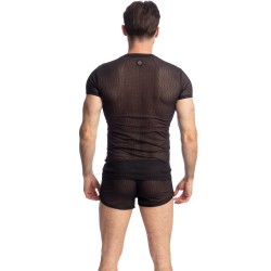 Mangas cortas de la marca L HOMME INVISIBLE - Black Sugar - Camiseta - Ref : MY73 SUG 001