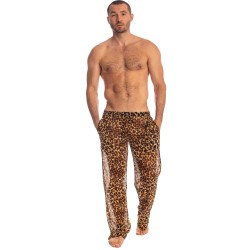 Pants of the brand L HOMME INVISIBLE - Léopard - Trousers - Ref : HW144 LEO23