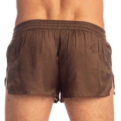 Short of the brand L HOMME INVISIBLE - Golden Boy - Weensy Split Shorts - Ref : SP06 GBOY19