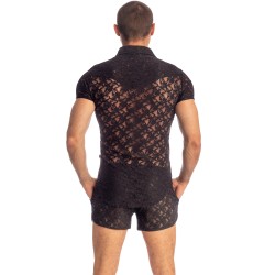 Chemise de la marque L HOMME INVISIBLE - Black Lotus - Chemise - Ref : HW122 ARA 001