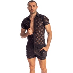 Chemise de la marque L HOMME INVISIBLE - Black Lotus - Chemise - Ref : HW122 ARA 001