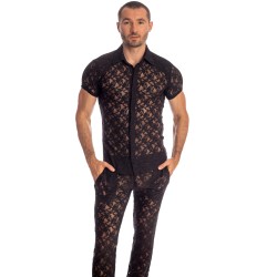 Shirt der Marke L HOMME INVISIBLE - Black Lotus - Hemd - Ref : HW122 ARA 001