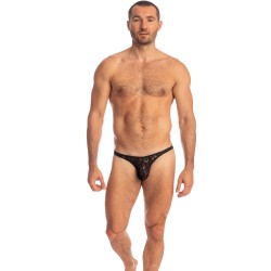 Stringa del marchio L HOMME INVISIBLE - Black Lotus - Perizoma Bikini - Ref : UW26 LOT 001