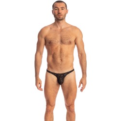 Tanga de la marca L HOMME INVISIBLE - Black Lotus - Tanga Bikini - Ref : UW26 LOT 001