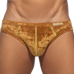 Brief of the brand ADDICTED - Velvet Shady - Mustard Bikini - Ref : AD1208 C25