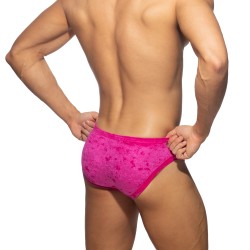 Slip, Tanga de la marque ADDICTED - Bikini Velvet Shady - fushia - Ref : AD1208 C24