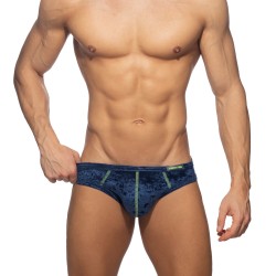 Slip del marchio ADDICTED - Bikini Velluto Shady - navy - Ref : AD1208 C09