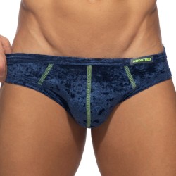 Slip de la marca ADDICTED - Bikini Velvet Shady - navy - Ref : AD1208 C09