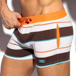 Short of the brand ES COLLECTION - Retro Stripes Shorts - Ref : SP313 C04
