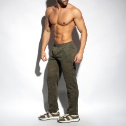 Pants of the brand ES COLLECTION - Spider - khaki pants - Ref : SP310 C12