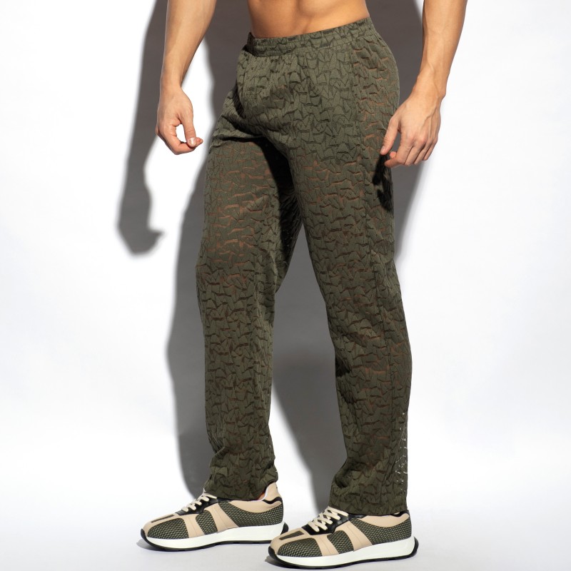 Pantalon de la marque ES COLLECTION - Pantalon Spider - kaki - Ref : SP310 C12