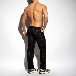Pantalones de la marca ES COLLECTION - Pantalones Spider - negros - Ref : SP310 C10
