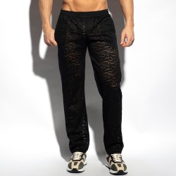 Pantalones de la marca ES COLLECTION - Pantalones Spider - negros - Ref : SP310 C10