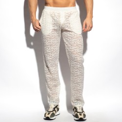 Pants of the brand ES COLLECTION - Spider - ivory trousers - Ref : SP310 C02