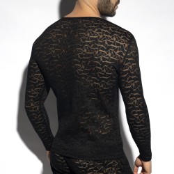 Long Sleeves of the brand ES COLLECTION - Spider - long sleeve T-shirtblack - Ref : TS322 C10