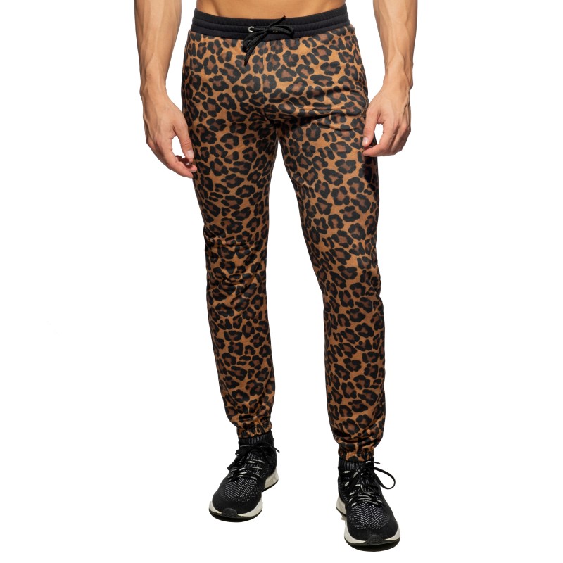 Pantalones de la marca ADDICTED - Pantalones deportivos de leopardo - Ref : AD1130 C13