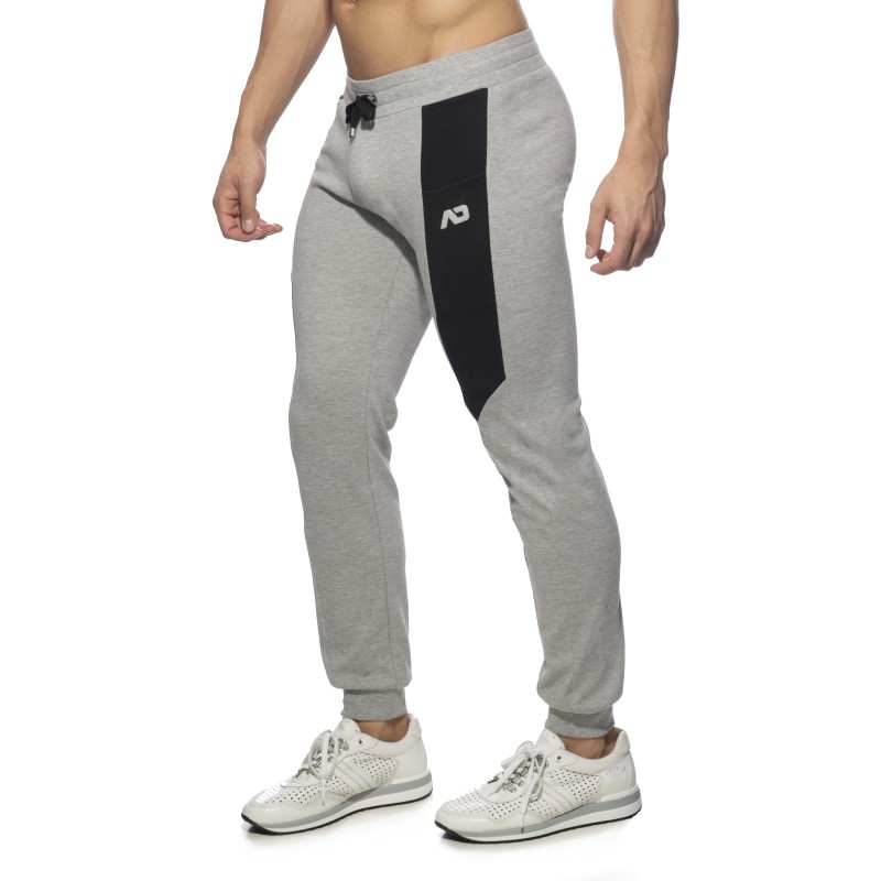 Pants of the brand ADDICTED - AD cotton trousers Sports - grey - Ref : AD1066 C11