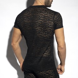 Manches courtes de la marque ES COLLECTION - T-shirt manches courtes Spider - noir - Ref : TS320 C10