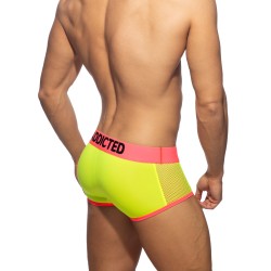 Underwear of the brand ADDICTED - copy of Trunk néon mesh - rose - Ref : AD1219 C31