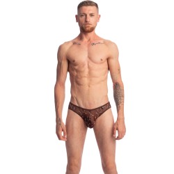 Schnur der Marke L HOMME INVISIBLE - Viorne Choco - Bikini String - Ref : UW07 VIO 019