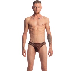 Slip de la marca L HOMME INVISIBLE - Viorne Choco - Mini Calzoncillos - Ref : MY44 VIO 019