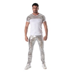 Maniche del marchio TOF PARIS - T-shirt glitter argento Tof Paris - Ref : TOF360A