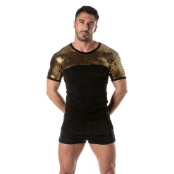 Maniche del marchio TOF PARIS - T-shirt glitter oro Tof Paris - Ref : TOF360O