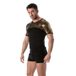 Maniche del marchio TOF PARIS - T-shirt glitter oro Tof Paris - Ref : TOF360O