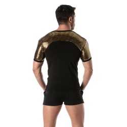 Short Sleeves of the brand TOF PARIS - Tof Paris gold sequin T-shirt - Ref : TOF360O