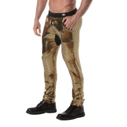 Pants of the brand TOF PARIS - Tof Paris gold sequin pants - Ref : TOF361O