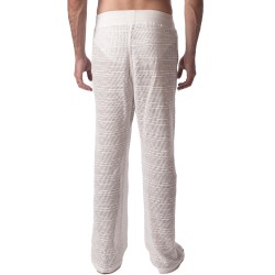 Pantalon de la marque BARCODE BERLIN - Pantalon Salvador - blanc - Ref : 92216 200