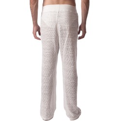 Pantalones de la marca BARCODE BERLIN - Pantalón Salvador - blanco - Ref : 92216 200