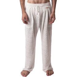 Pants of the brand BARCODE BERLIN - Pants Salvador - white - Ref : 92216 200